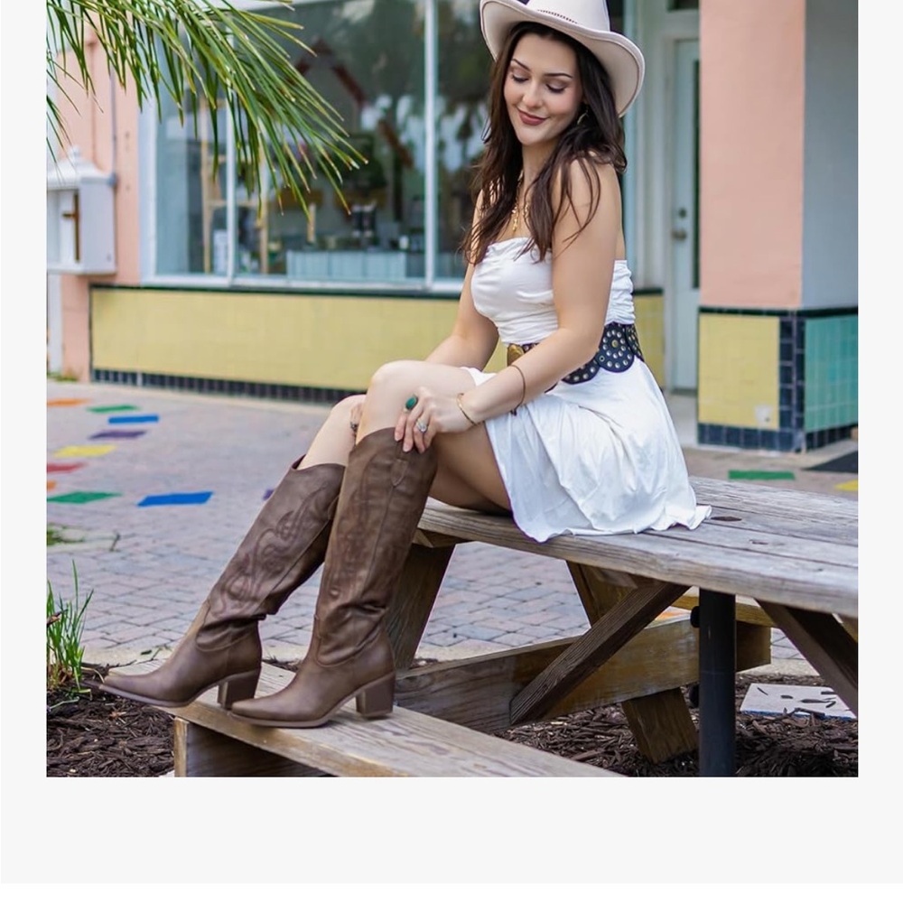 Women's Brown Knee-High Boots